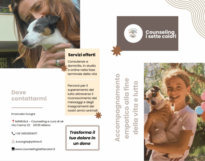 Brochure accompagnamento pets